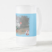 Taza De Cristal Esmerilado Bodegón Mattglas Bierglas (VorderseiteRechts)