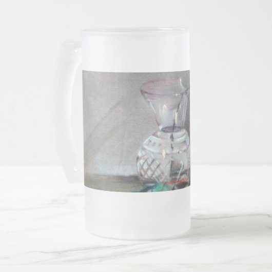 Taza De Cristal Esmerilado Bodegón Mattglas Bierglas (Vorderseite Links)