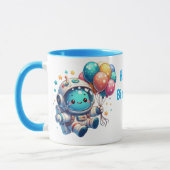Taza de Cumpleaños Astronauta con Globos  Tasse (Links)