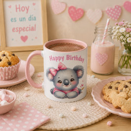 Taza de Cumpleaños con Koala  Tasse
