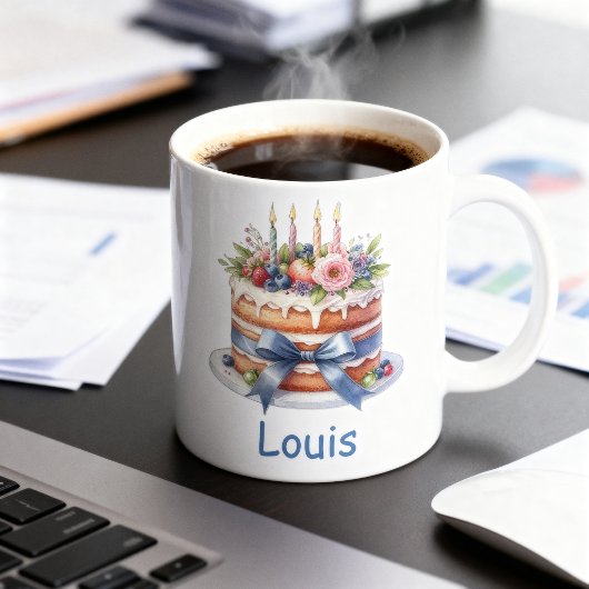 Taza de cumpleaños personalizable kaffeetasse