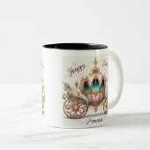 Taza de Cumpleaños. Princess  Zweifarbige Tasse (VorderseiteRechts)