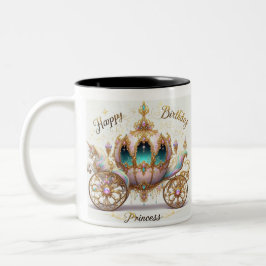 Taza de Cumpleaños. Princess Zweifarbige Tasse