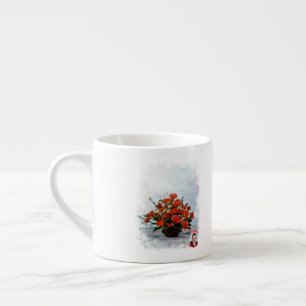 Taza de Espresso Bodegón de flores Espressotasse