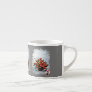 Taza de Espresso Bodegón de flores Espressotasse