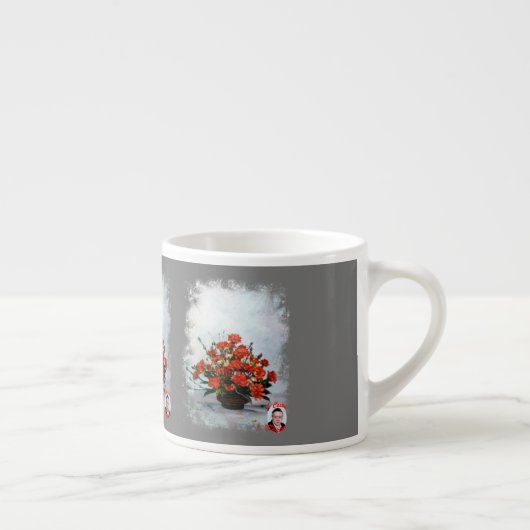 Taza de Espresso Bodegón de flores Espressotasse (Rechts)