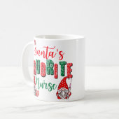 Taza de navidad para enfermera kaffeetasse (Vorderseite Links)
