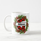 "Taza de navidad personalizada con letra G" Kaffeetasse (Links)