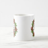 "Taza de navidad personalizada con letra S. Kaffeetasse (Mittel)
