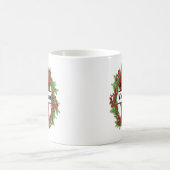 "Taza de navidad personalizada con letra V" Coff Kaffeetasse (Mittel)