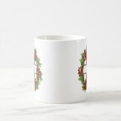 "Taza de navidad personalizada con letra X" Coff Kaffeetasse (Mittel)