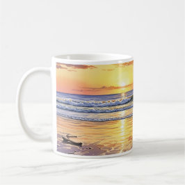 Taza de paisaje del mar kaffeetasse