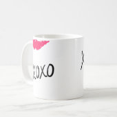 Taza de porcelana XOXO Kaffeetasse (Vorderseite Links)