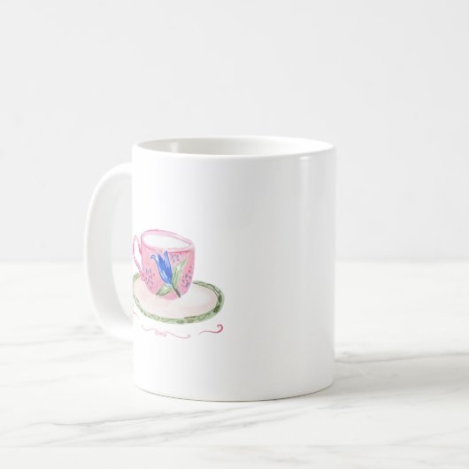 Taza de te floral kaffeetasse (Vorderseite Links)