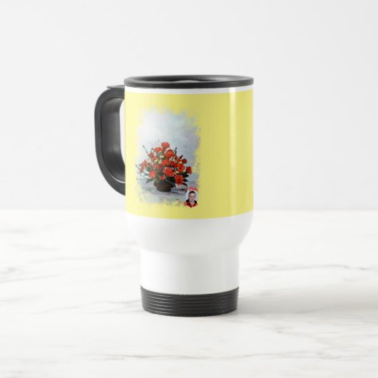 Taza De Viaje Bodegón De flores Reisebecher (Vorderseite Links)