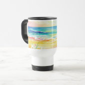Taza de viaje mar y flores reisebecher (Vorderseite Links)