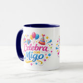 Taza de Viaje y de Regalo con Diseño “Celebra Conm Tasse (Vorderseite Links)