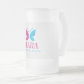 Taza Decorativa – Diseño Moderno y Versátil Mattglas Bierglas (VorderseiteRechts)