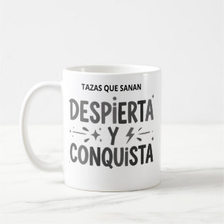 Taza Despiértate y conquista – Tazas motivación Kaffeetasse