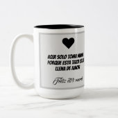 Taza dia de la madre zweifarbige tasse (Links)
