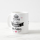 Taza Día de las Madres Kaffeetasse (Vorderseite Links)