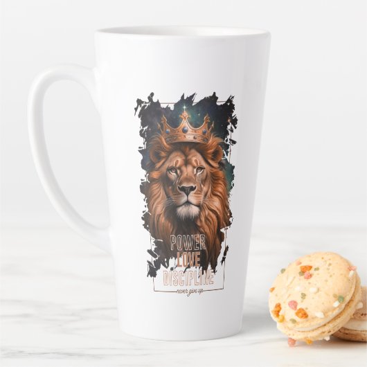 Taza Diseño de León Milchtasse (Beispiel)