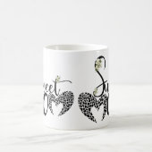 Taza dulce mamá con corazón y flor kaffeetasse (Mittel)
