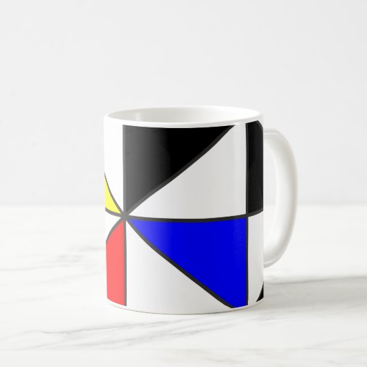 Taza en colores primarios kaffeetasse (VorderseiteRechts)