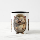taza erizos divertida zweifarbige tasse (Mittel)