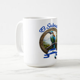 TAZA  ESCUDO TOROGOZ EL SALVADOR KAFFEETASSE