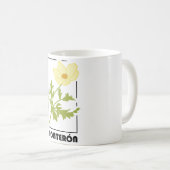 Taza estampado de flor Monterón Kaffeetasse (VorderseiteRechts)