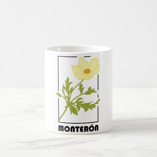 Taza estampado de flor Monterón Kaffeetasse (Mittel)