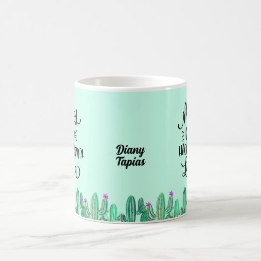 Taza frase en español para una mujer especial kaffeetasse (Mittel)