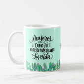 Taza frase en español para una mujer especial kaffeetasse (Links)