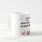 Taza frase sanación kaffeetasse (Vorderseite Links)