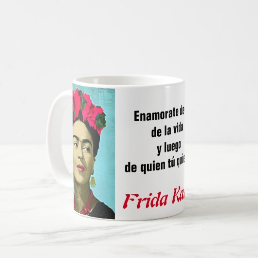 Taza Frida Kahlo (1) Kaffeetasse (Vorderseite Links)