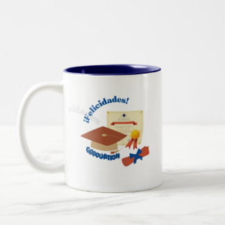 Taza Graduación El Recuerdo Perfecto de tu Logro Zweifarbige Tasse