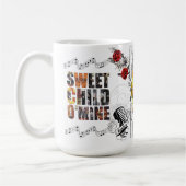 taza grande con diseño exclusivo Banda de rock Kaffeetasse (Links)