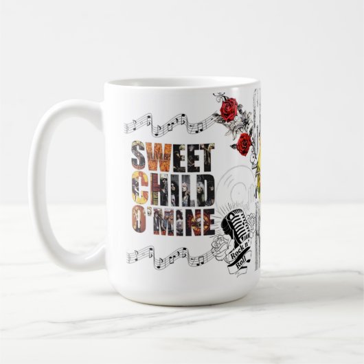 taza grande con diseño exclusivo Banda de rock Kaffeetasse (Links)