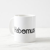 Taza Habemus Papam Kaffeetasse (Vorderseite Links)
