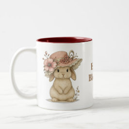 Taza Happy Easter para café Zweifarbige Tasse