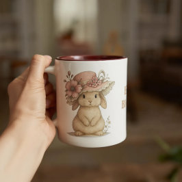Taza Happy Easter para café Zweifarbige Tasse