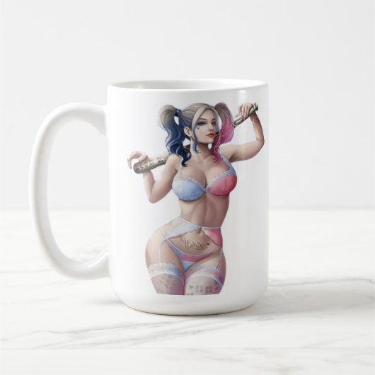 TAZA HARLEY QUINN BATTER KAFFEETASSE (Links)