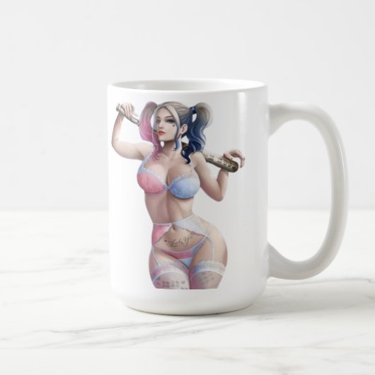 TAZA HARLEY QUINN BATTER KAFFEETASSE (Rechts)