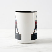 TAZA HARLEY QUINN SENTADA ZWEIFARBIGE TASSE (Mittel)