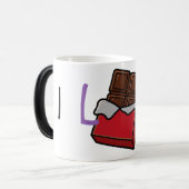 Taza I love Chocolate Verwandlungstasse (Vorderseite Links)