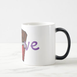 Taza I love Chocolate Verwandlungstasse