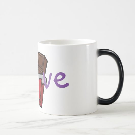 Taza I love Chocolate Verwandlungstasse (Rechts)