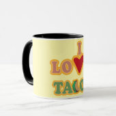 Taza I Love Tacos Tasse (Vorderseite Links)