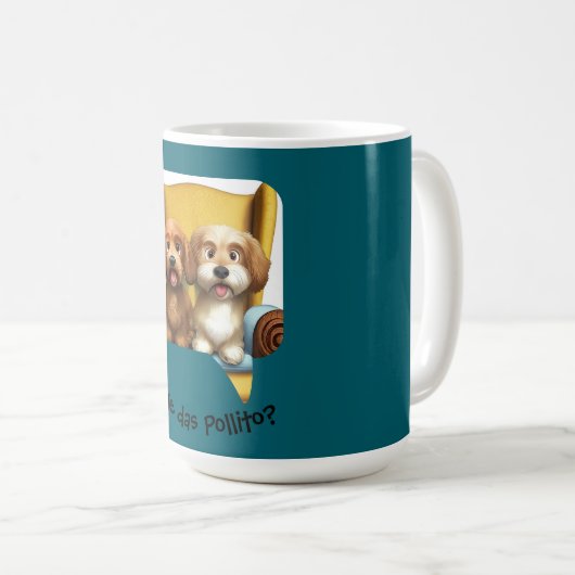 Taza Infantil “Amiguitas Peludas” Kaffeetasse (VorderseiteRechts)